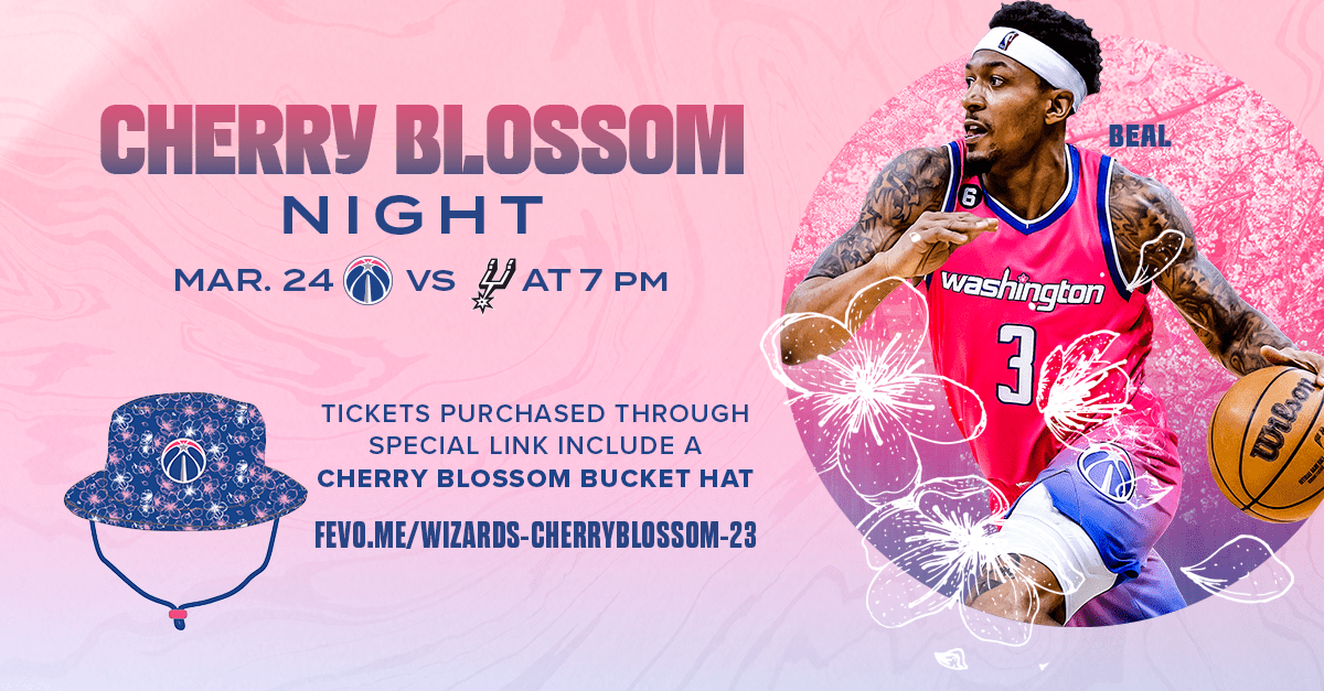 Washington Wizards - Join us for Cherry Blossom Night on Friday