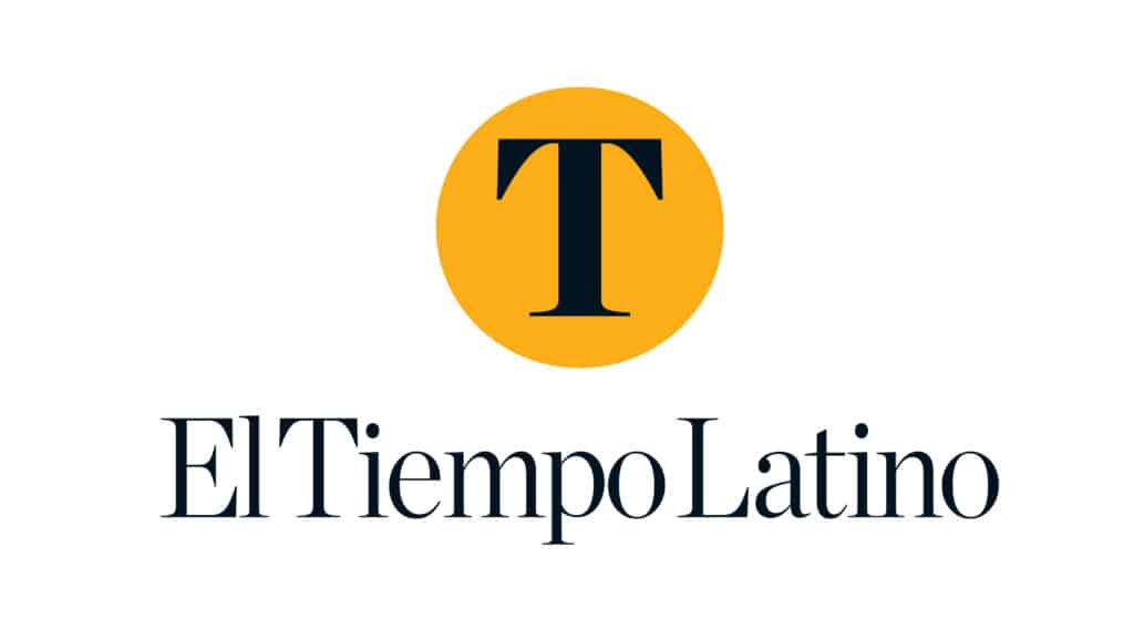 El Tiemp Latino black and yellow logo