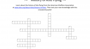 Kite Flying Crossword