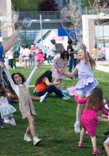 Petalpalooza at Capitol Riverfront on Saturday, April 16th, 2022 in Washington. (Joy Asico / Asico Photo)